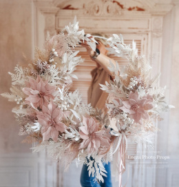 Asymmetrical Christmas wreath - 80 cm