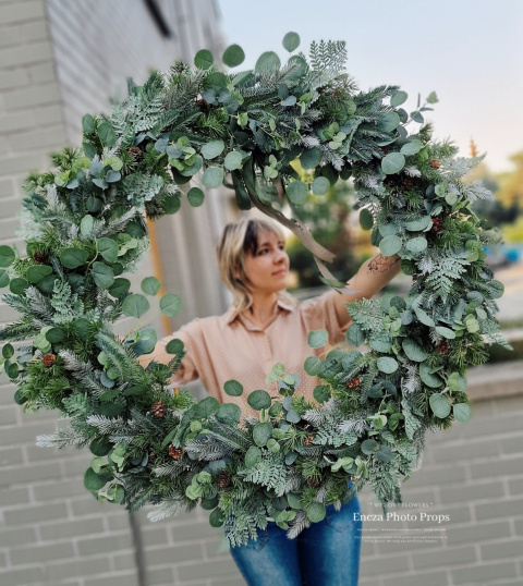 Christmas wreath - 100 cm - symmetrical