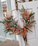 Asymmetrical Christmas wreath - 55 cm