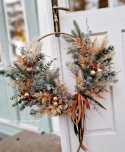 Asymmetrical Christmas wreath - 55 cm