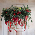 Asymmetrical Christmas wreath - 80 cm