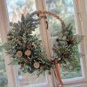 Asymmetrical Christmas wreath - ok. 70 cm