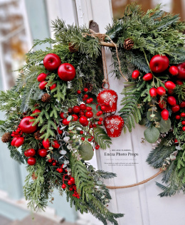 Asymmetrical Christmas wreath - 70 cm