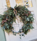 Asymmetrical Christmas wreath - 95 cm