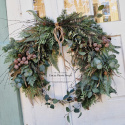 Asymmetrical Christmas wreath - 95 cm