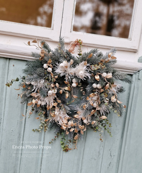 Couronne coeur de Noël - 48 cm Couronne coeur de Noël - 48 cm