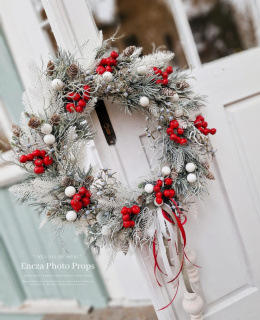 Symmetrical Christmas wreath - 50 cm