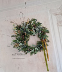 Christmas wreath - 60 cm - asymmetrical