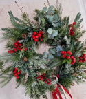 Christmas wreath - 60 cm - asymmetrical