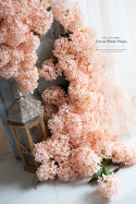 Hydrangea branch - PEACH/IVORY - 160 cm