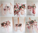 Hanging wreath/candlestick 80 cm (without tulle and candles)