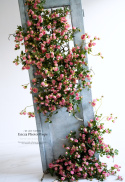 Lot de branches de rosiers - PINK - 150 cm + 120 cm