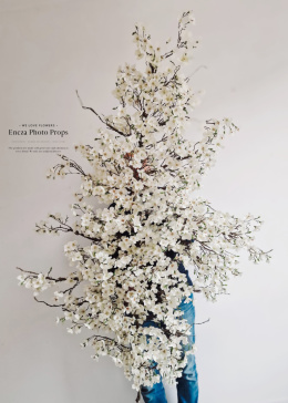 Apple branch - 160 cm - WHITE