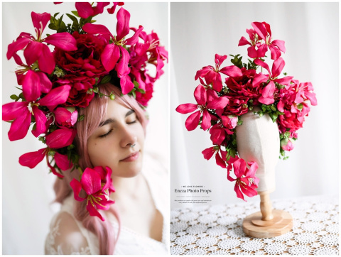 Opaska kwiatowa _Fine art