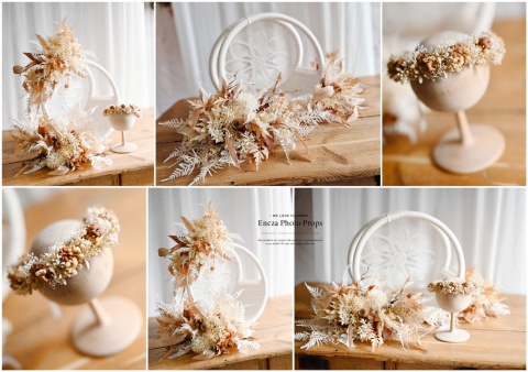 Zestaw: girlanda + wianek - BOHO