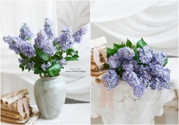 BEZ - POWDER VIOLET - 12 sztuk