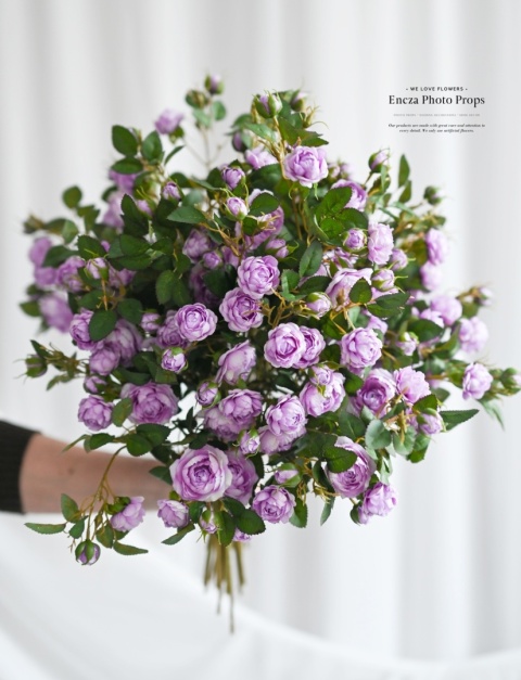 Angielskie różyczki - FIOLET - 30 sztuk