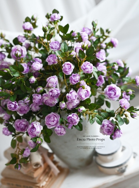 Angielskie różyczki - FIOLET - 30 sztuk