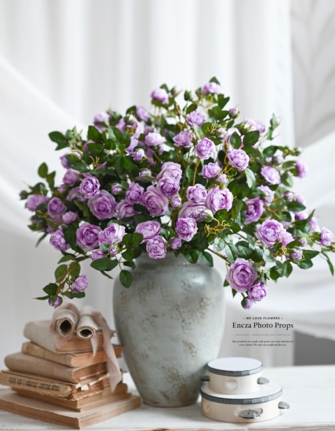 Angielskie różyczki - FIOLET - 30 sztuk