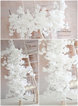 CLOUD branch - 200 cm - WHITE