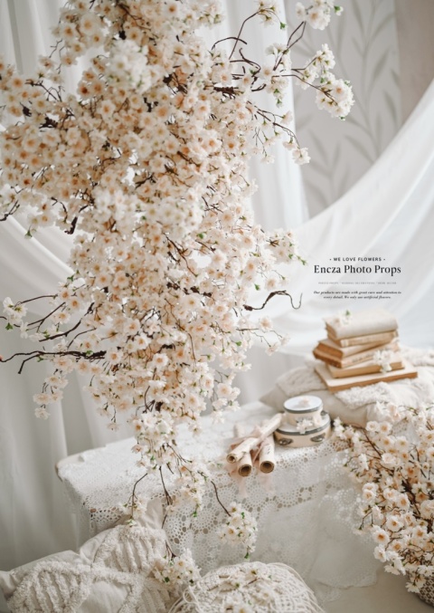 Gałąź jabłoni - 160 cm - Apricot