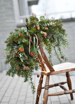 Księżyc świąteczny - 60 cm