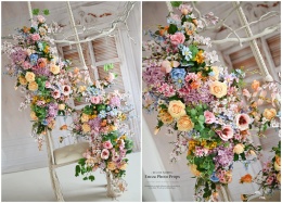 Spring branches - set of 2 x 120 cm