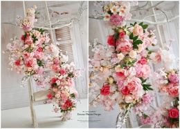 Spring branches - set of 2 x 120 cm