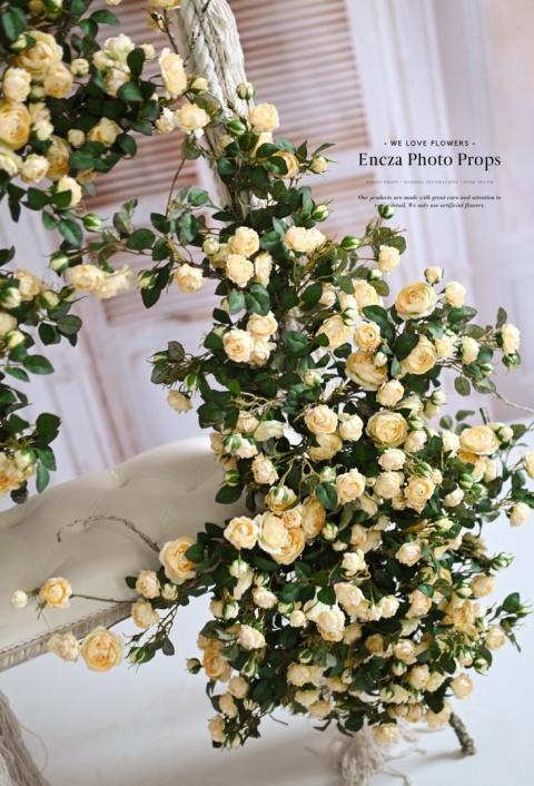 Zestaw różanych gałęzi - LEMON - 150 cm + 120 cm