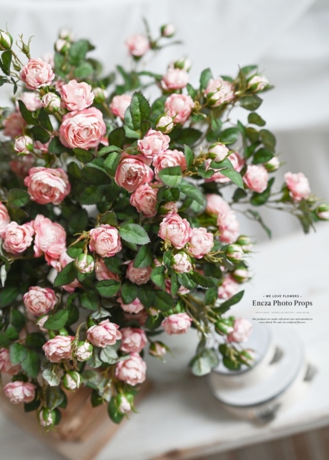 Angielskie różyczki - MAUVE PINK - 30 sztuk