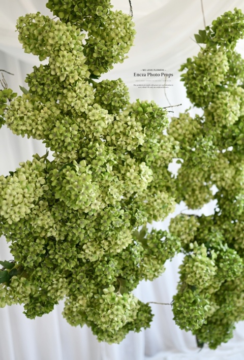 Gałąż hortensji - ZIELONA - 160 cm