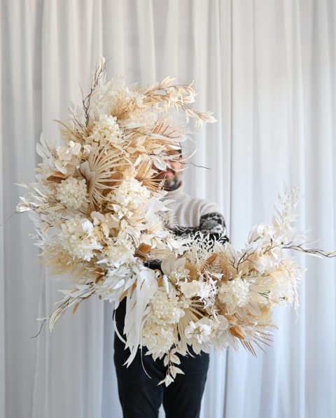 Księżyc w stylu BOHO - 100 cm