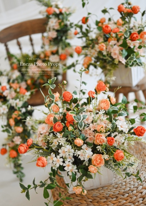 Wiosenny zestaw - girlanda + 2 boxy