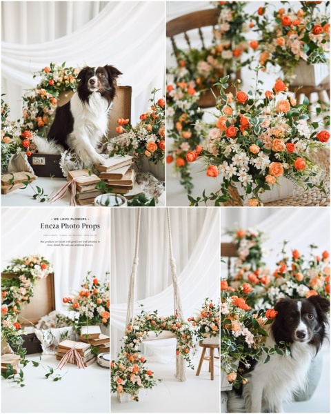 Wiosenny zestaw - girlanda + 2 boxy