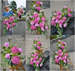 Tombstone decoration - bouquet + bunch