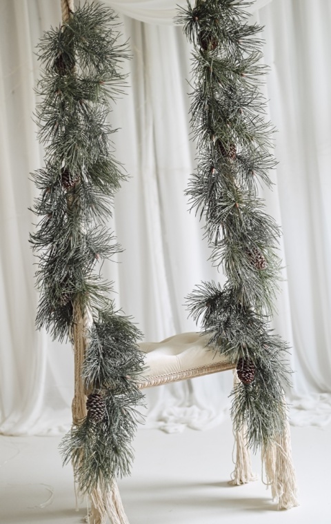 Girlandy z sosny - 2x160 cm - RUSTIC