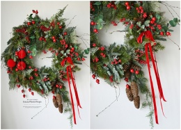 Christmas wreath - 75 cm