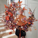 Halloween wreath - 65 cm - asymmetrical