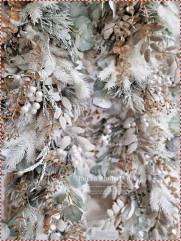 Garland set - 2x120 cm + wreaths