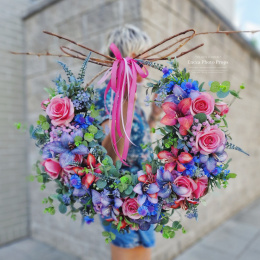 Decorative wreath - 56 cm